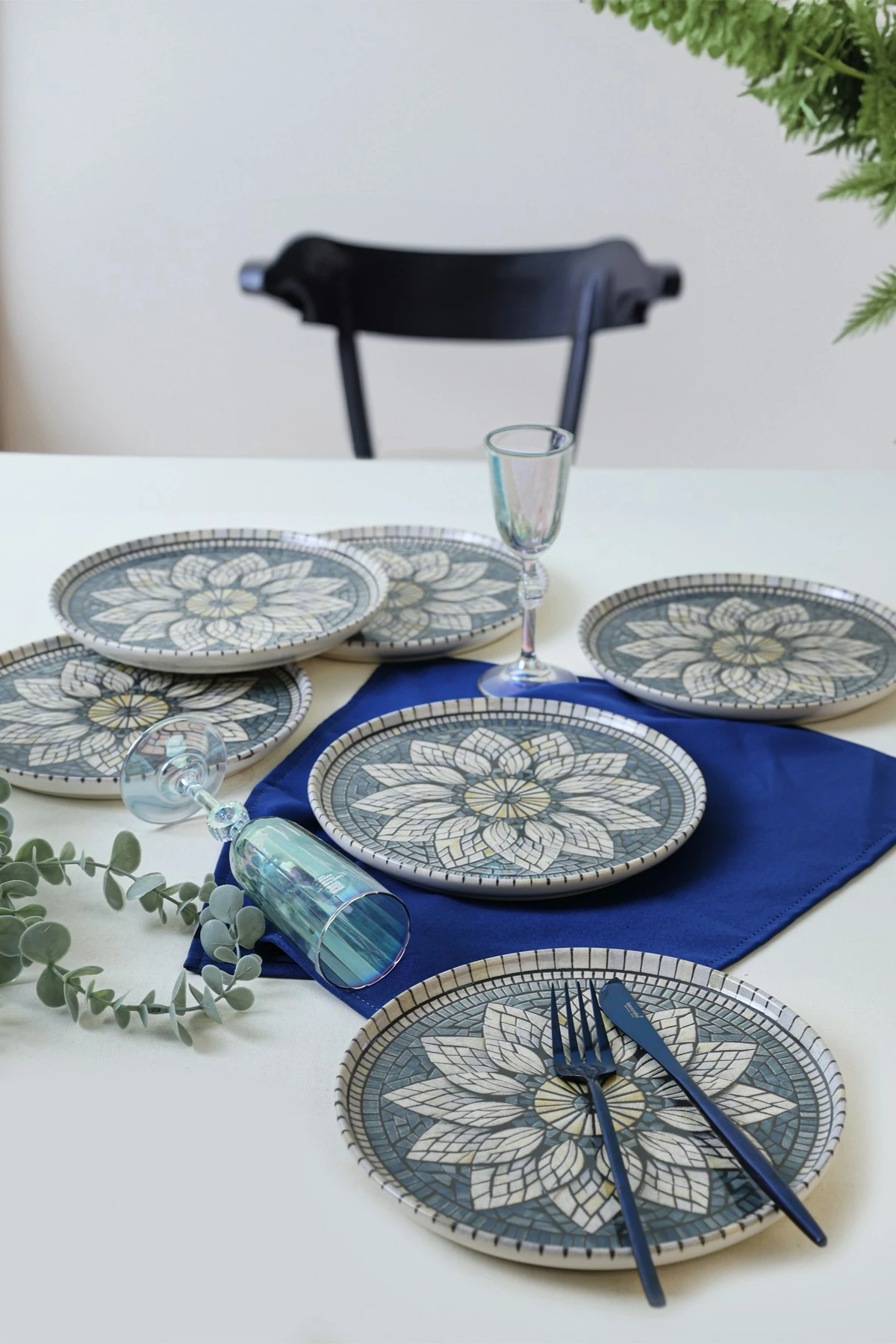 Set pjatash për ëmbëlsira (6 copë), Hermia Concept, X00017442