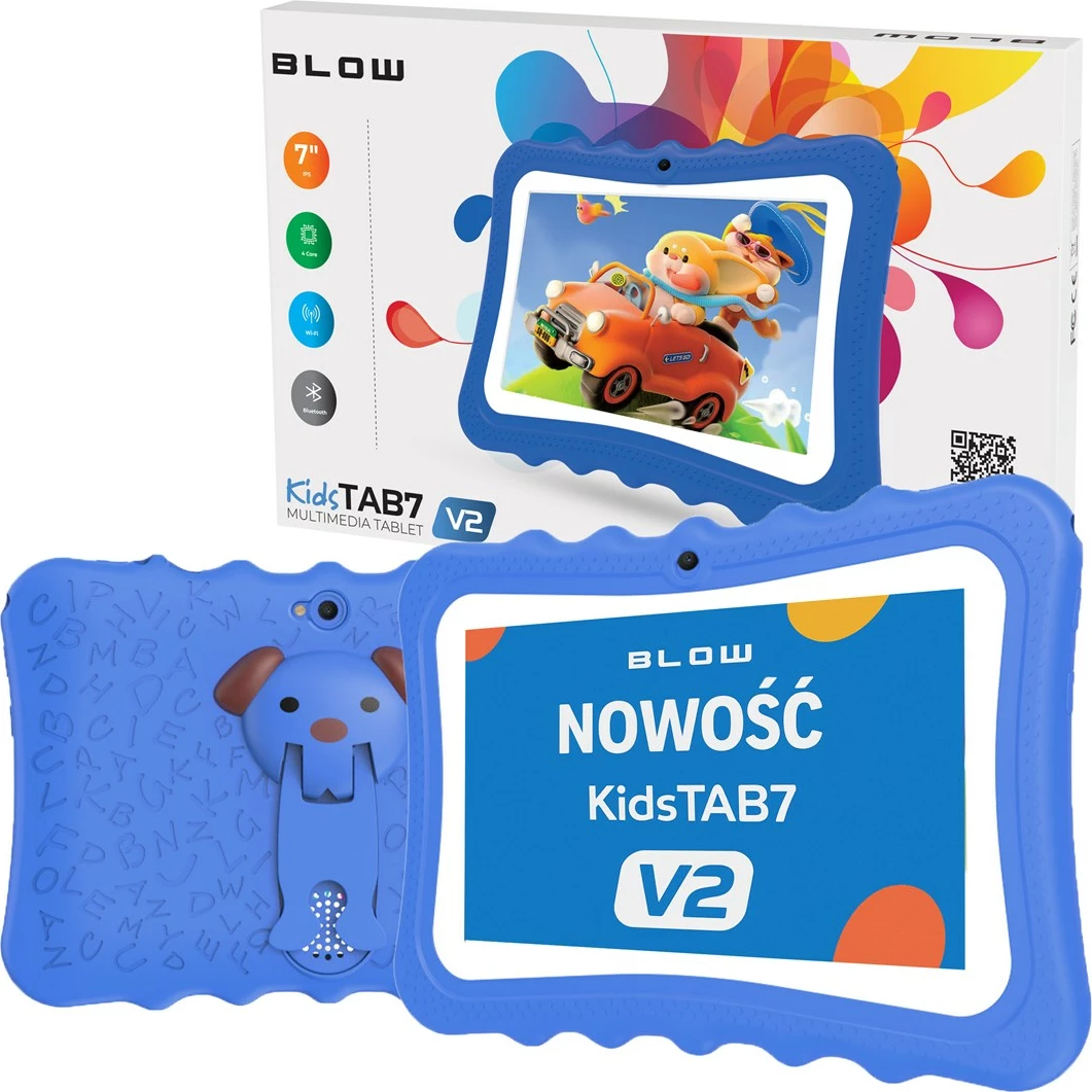 Tabletë BLOW KidsTAB7 V2, 7", 4/32GB, Android, kaltër