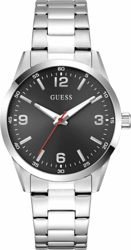Orë dore për meshkuj Guess Easton GW0965G1, argjendtë
