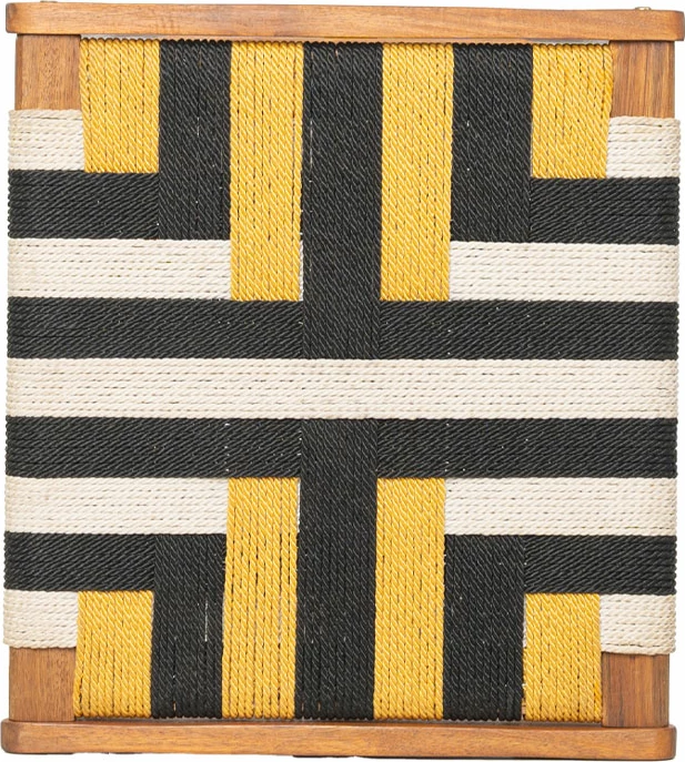 Stool Verano, shumëngjyrësh, natyral, 45x40x40