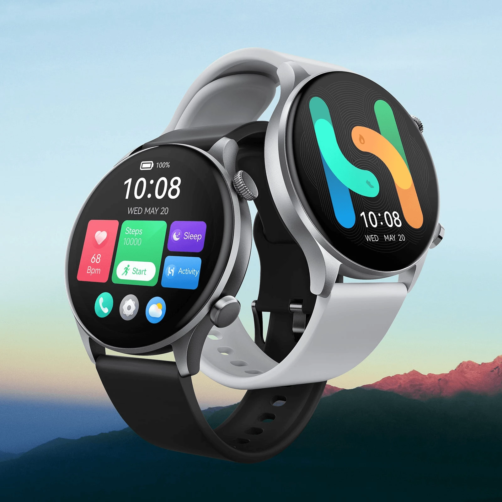 Smartwatch Haylou RT3 LS16, AMOLED 1.43\", Bluetooth 5.2, IP68, 280 mAh, Argjendtë