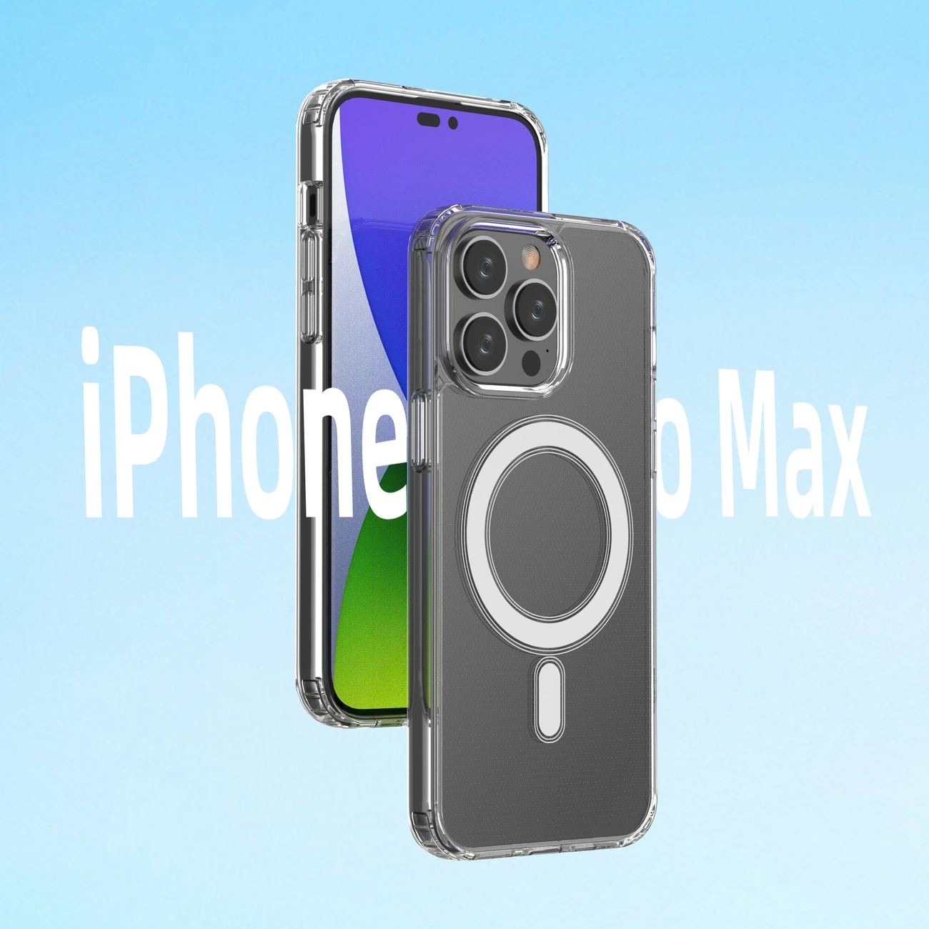 Mbështjellës Hurtel për iPhone 14 Pro Max, MagSafe, transparent