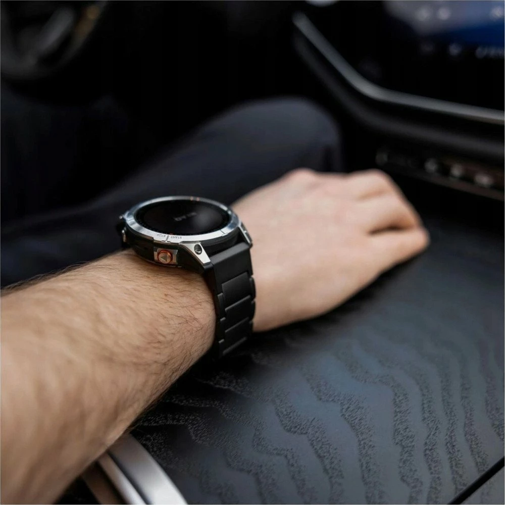Rrip titani FIXED për Samsung Galaxy Watch Ultra 22 mm, i zi