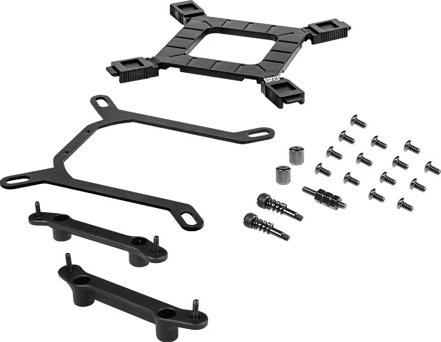 Komplet ftohës me ujë për kasë, Savio VELOX 240MM, 2x12 cm, RGB, i zi