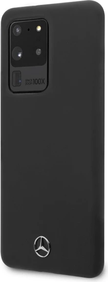 Mbështjellës Mercedes MEHCS69SILSB për Samsung Galaxy S20 Ultra, Silicone Line, i zi