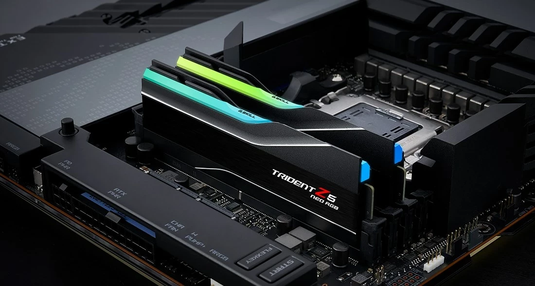 RAM Memorje G.SKILL Trident Z5 Neo RGB, 96 GB (2x48 GB), DDR5, 6000 MT/s, me ndriçim RGB