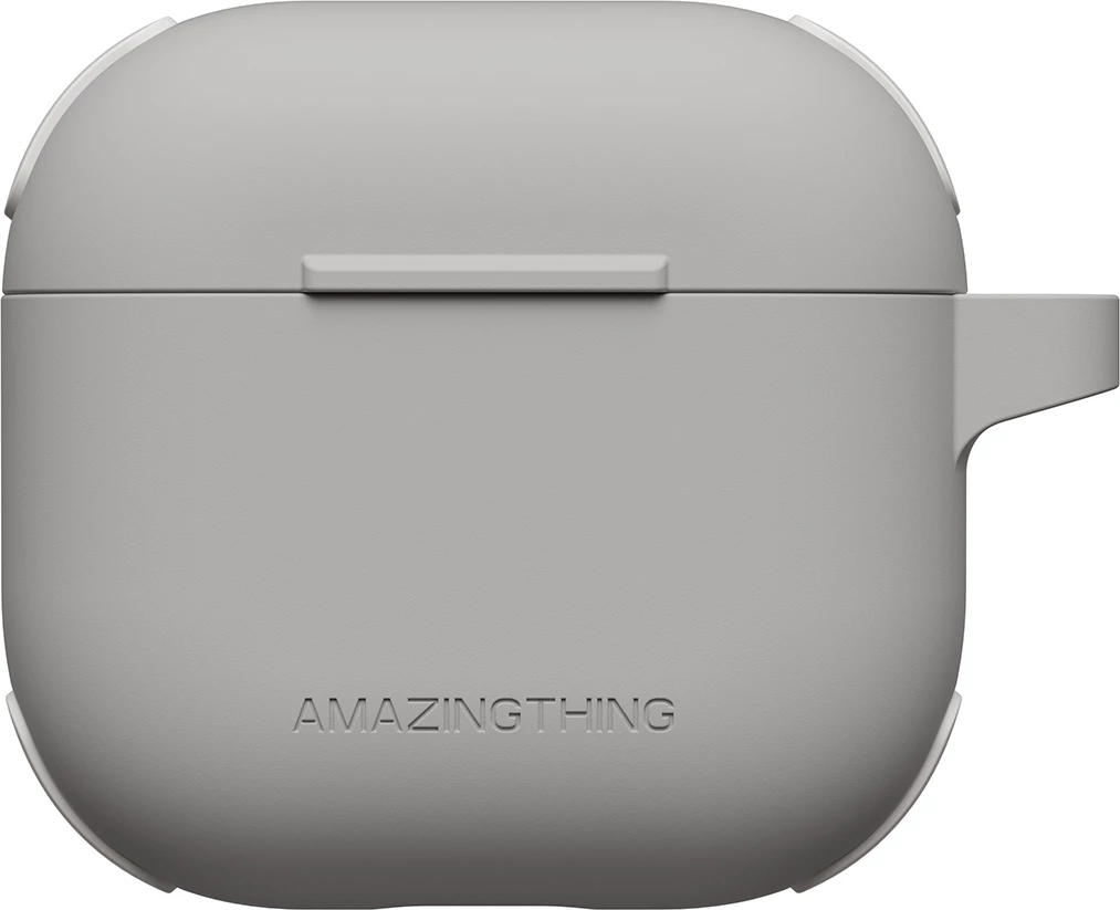 Mbështjellës AmazingThing Omni Case për AirPods 4, Gri