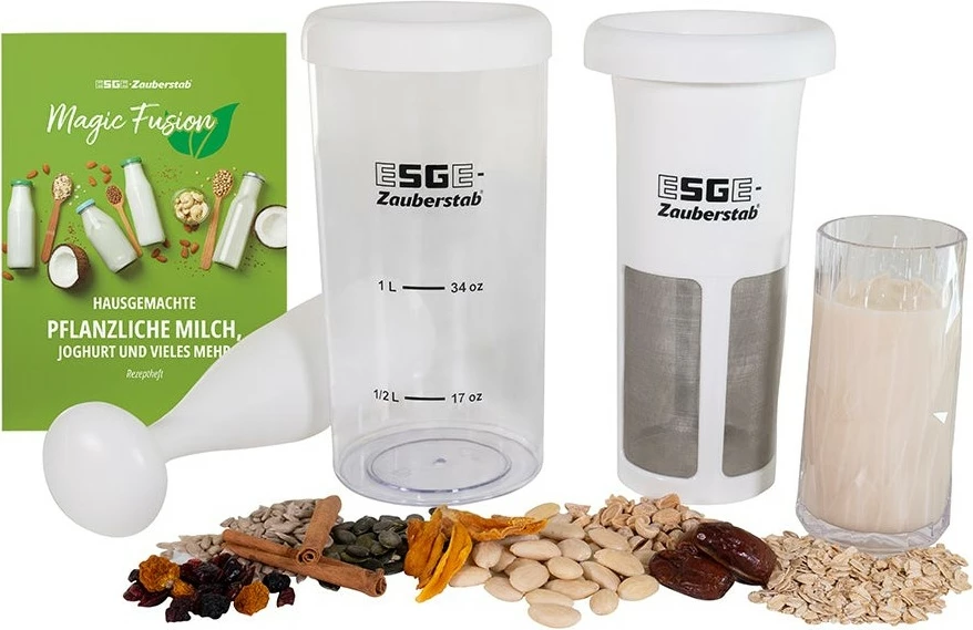 Set për qumësht bimor UNOLD 7500 Magic Fusion, transparent, bardhë