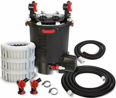 Filtër i jashtëm për akuarium Hagen Fluval FX6 3500 l/h për deri 1500 L, i zi/kuq