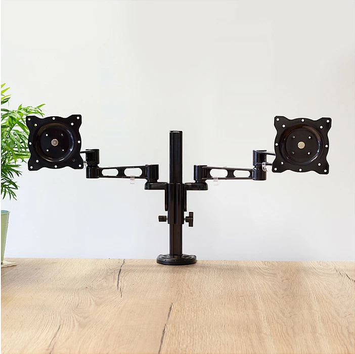 Mbajtëse monitori LogiLink 2-krahëshe, 13-26", alumin, e zezë