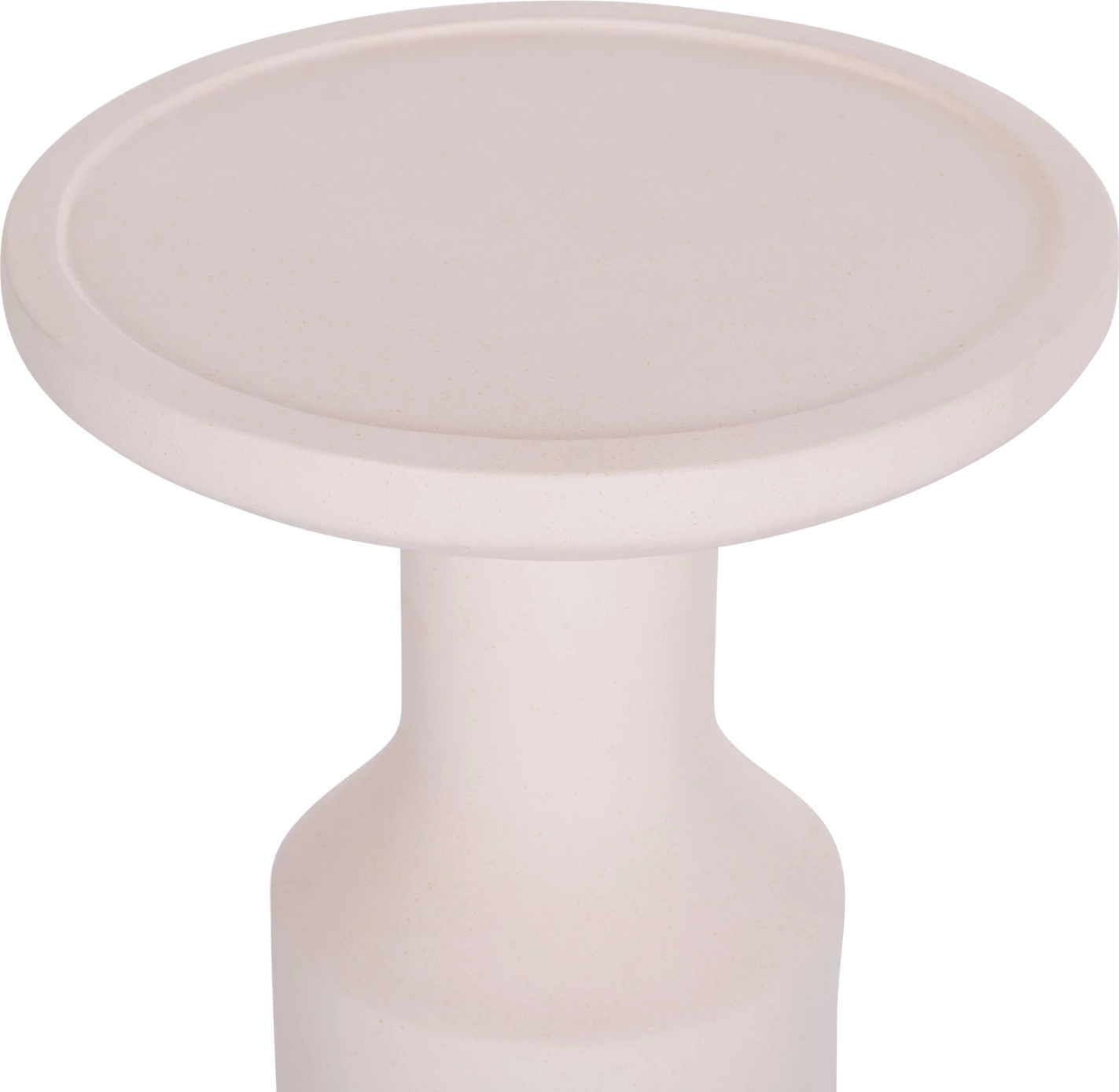 Tavolinë anësore TRED(T), çimento fiber e bardhë, ratan natyral, FH18169.02, 40x61cm