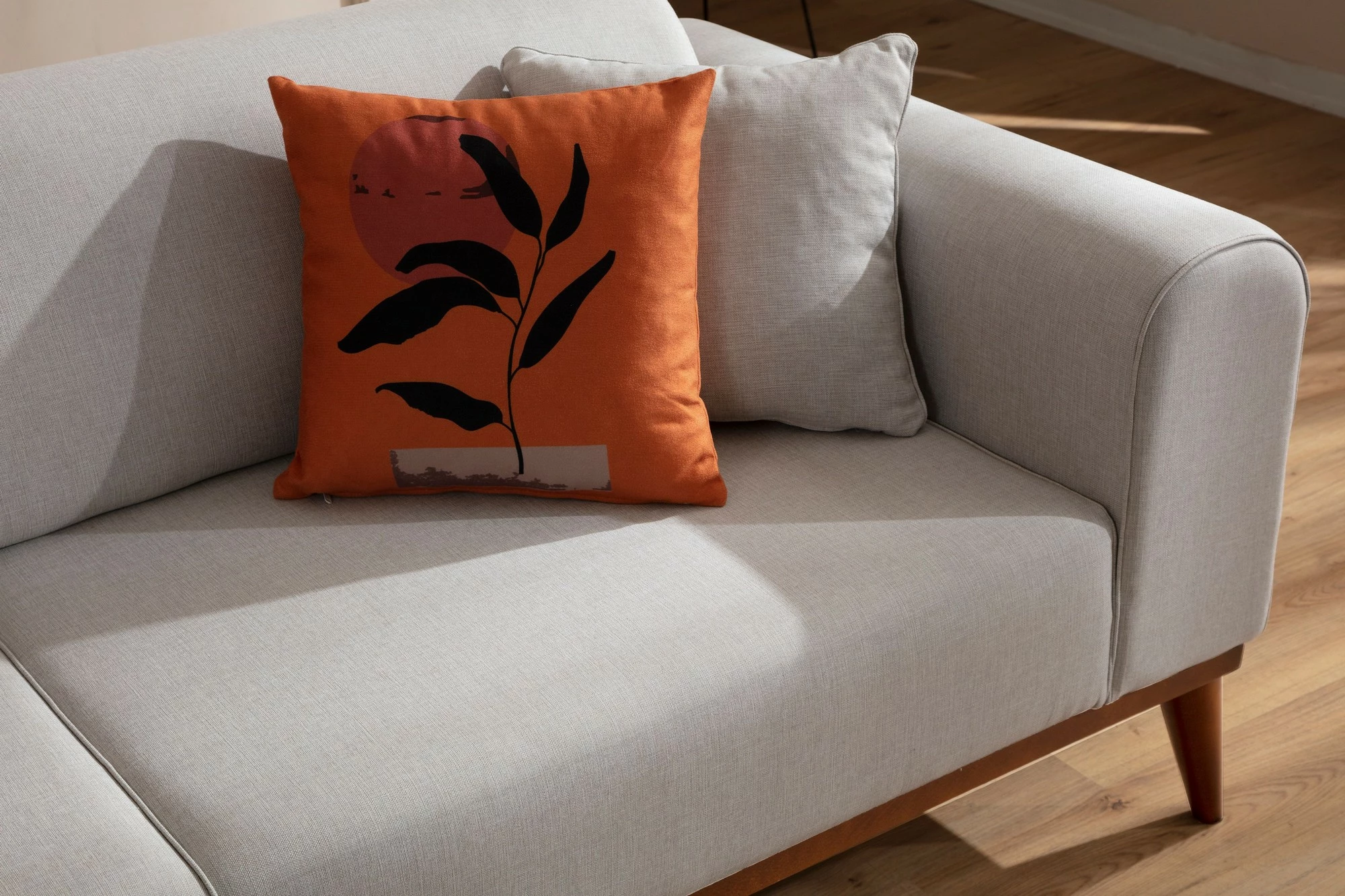 Divan-krevat treshe Atelier del Sofa, Cofi 3 vendësh, ngjyrë krem