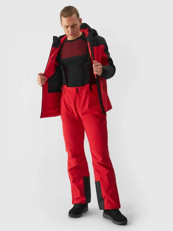 Jakne ski për meshkuj 4f, e kuqe