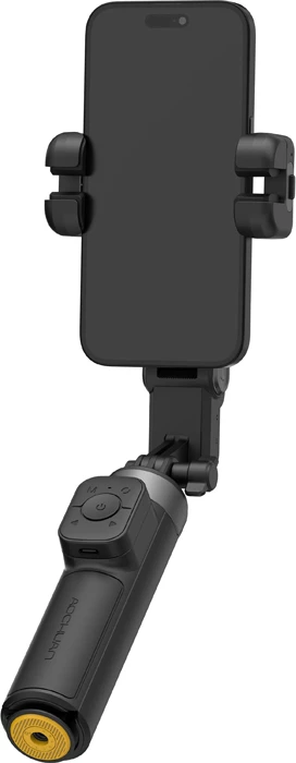 Gimbal mini AOCHUAN Smart M3 Pro mini, 4-në-1, AI face tracking pa aplikacion, RGB, Bluetooth remote, 66 cm, i zi