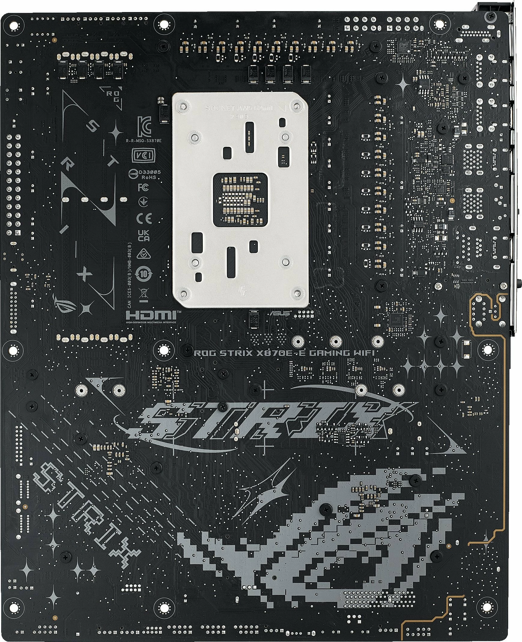 Pllakë amë Asus ROG STRIX X870E-E Gaming WiFi ATX DDR5 PCIe 5.0 Wi‑Fi 7 USB4 5GbE