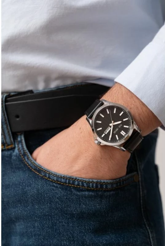 Orë dore për meshkuj Paul Lorens, e zezë