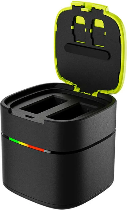 Karikues dual-kanal Telesin FCC-001 për GoPro Hero 9/10/11/12, karikim i shpejtë, i zi