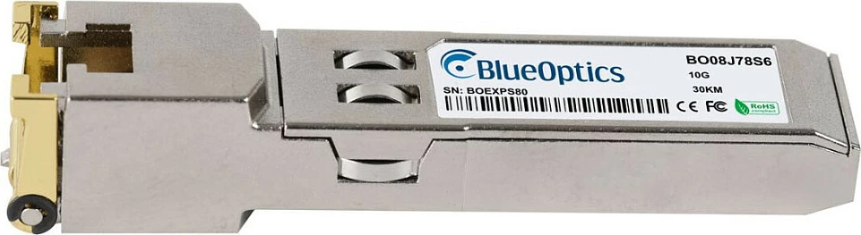 Modul transceiver SFP+ BlueOptics SFP-10G-T-DE, 10GBASE-T RJ45 30m
