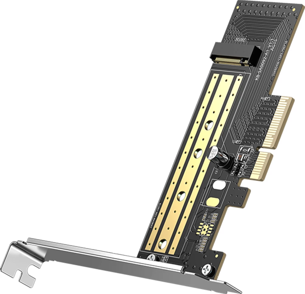 Kartë zgjerimi Ugreen CM302, PCIe 3.0 x4, për M.2 NVMe/SATA, 32Gbps, e zezë