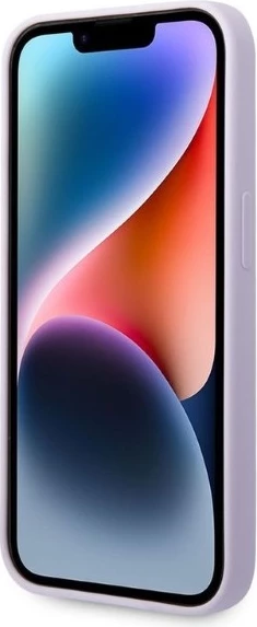 Mbështjellës Karl Lagerfeld KLHCP14XSNIKBCU Silicone Ikonik Karl për iPhone 14 Pro Max 6.7", hardcase silikon, vjollcë