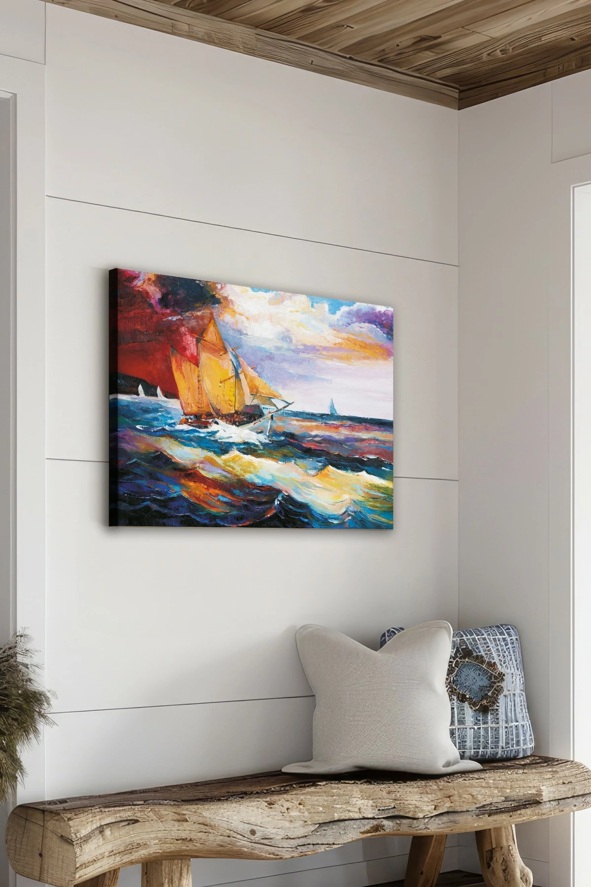 Pikturë dekorative në kanavacë, shumëngjyrëshe, Wallity, Ersyfdc118, 40x60cm
