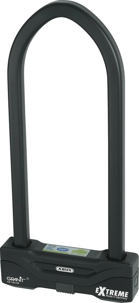 Bravë biçiklete ABUS GRANIT Extreme 59/180HB310, 310mm, e zezë