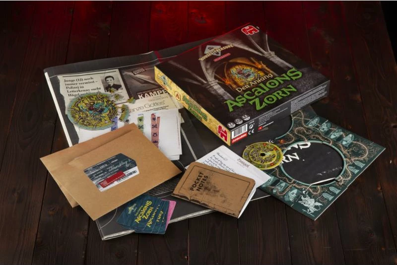 Lojë tavoline, Jumbo Spiele, Houses of Treasure Escape Quests – The Beginning: Ascalon’s Wrath, DE, 16+, modeli 19838