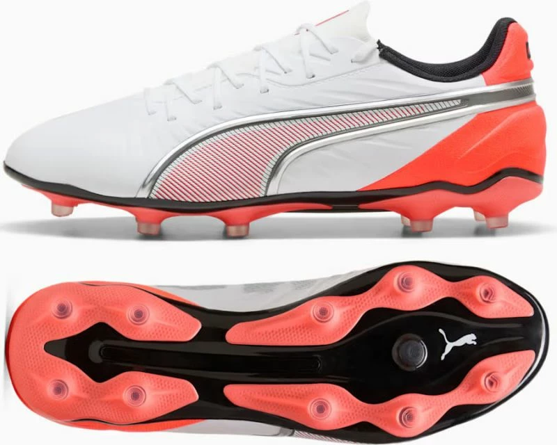 Atlete futbolli për meshkuj Puma, të bardha