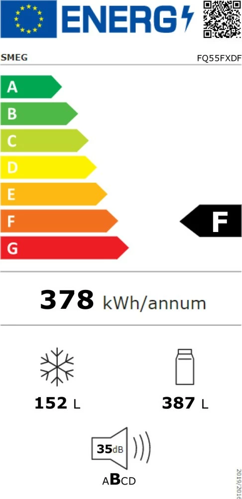 Frigorifer SMEG FQ55FXDF, 539 L, inox