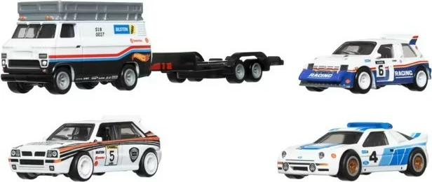 Set vetura lodër Hot Wheels Premium GMH39, 4 copë