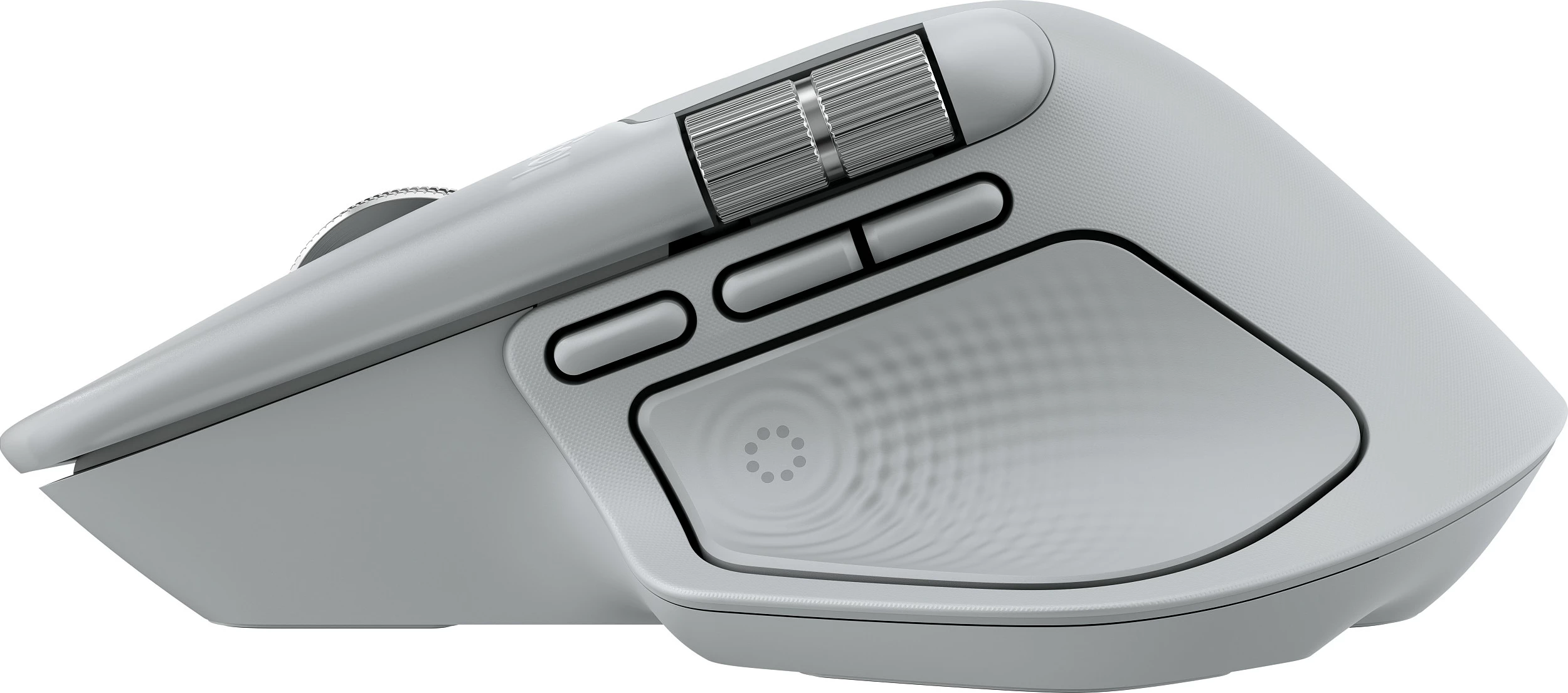 Maus Logitech MX Master 4, wireless RF+Bluetooth, 8000 DPI, ergonomik për dorë të djathtë, gri