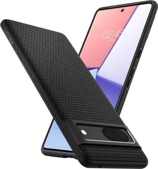 Mbështjellës Spigen Liquid Air për Google Pixel 7, i zi, 1 copë