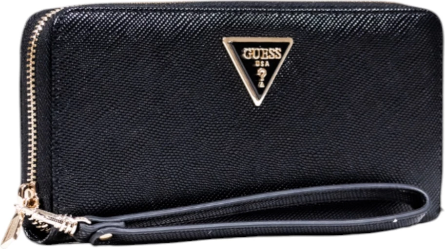 Portofol për femra Guess Laurel II SLG Large Zip Around SWZG74 59146, i zi