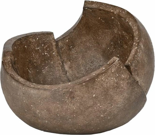 Enë dekorative ORB, ngjyrë kafe, 29.7x29.7x24cm, rrëshirë