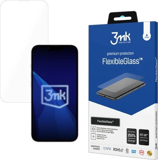 Mbështjellës xhami hibrid 3MK FlexibleGlass për iPhone 16E, Transparent