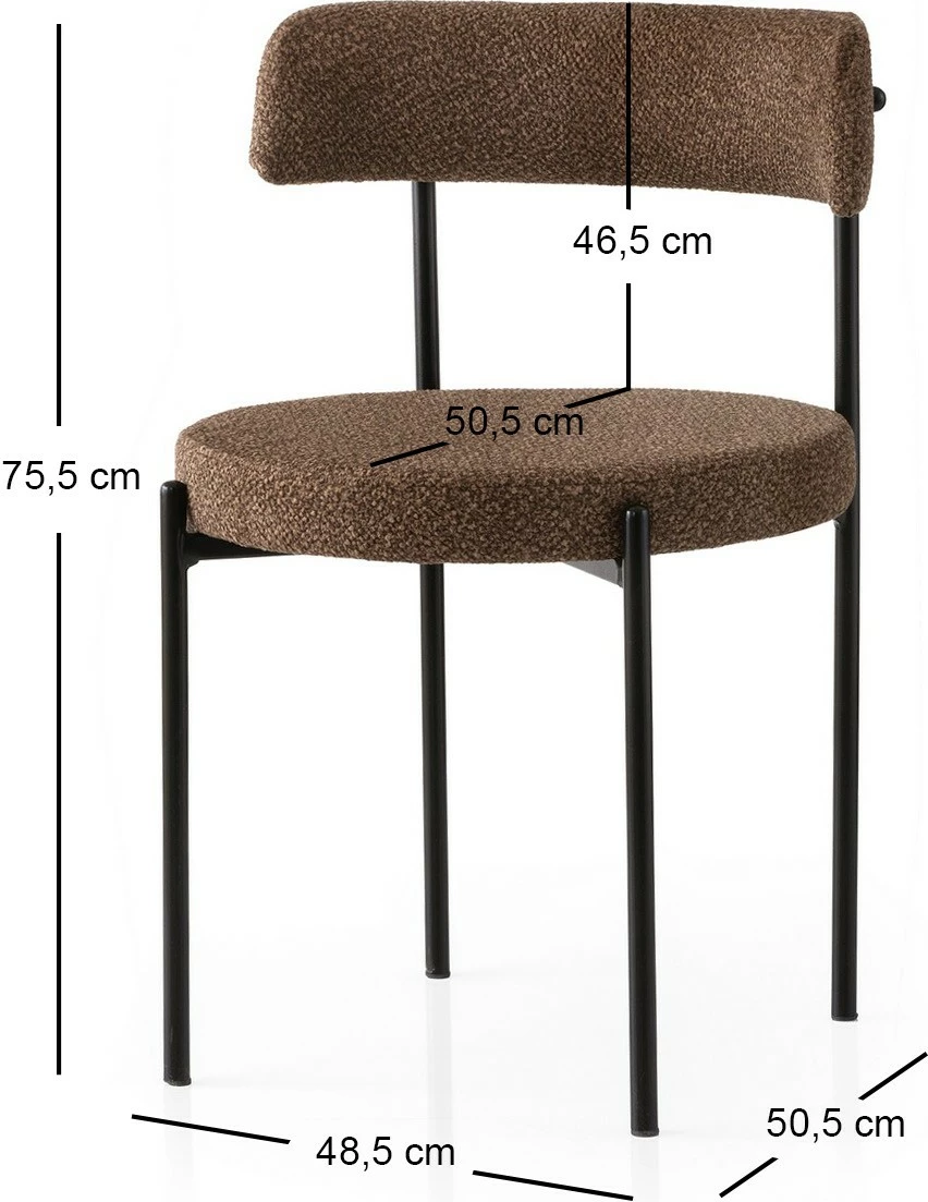 Set karrigesh (2 copë) Hanah Home, Gını - 4019 V2
