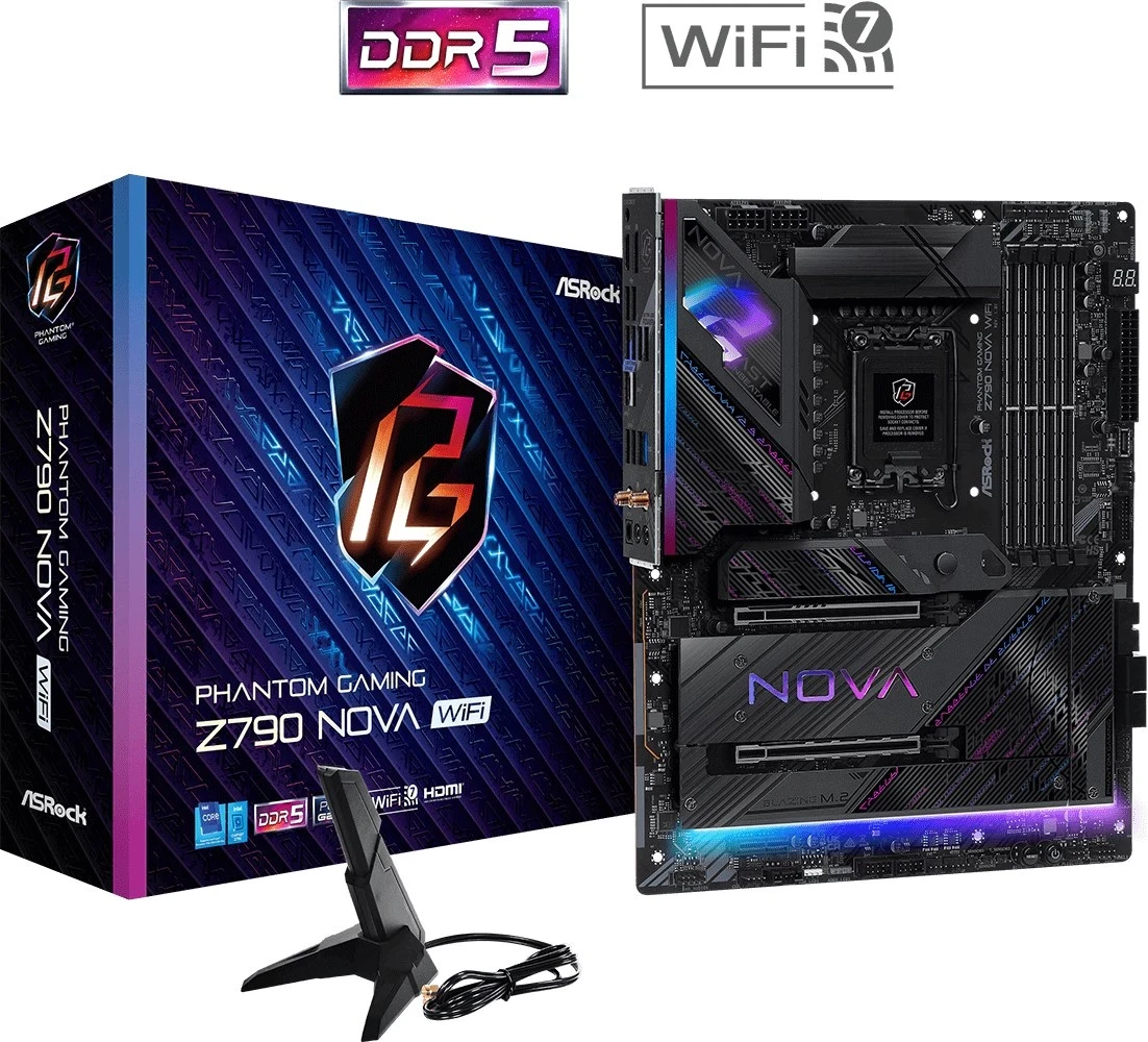 Pllakë amë Asrock Z790 Nova WiFi, LGA 1700, ATX