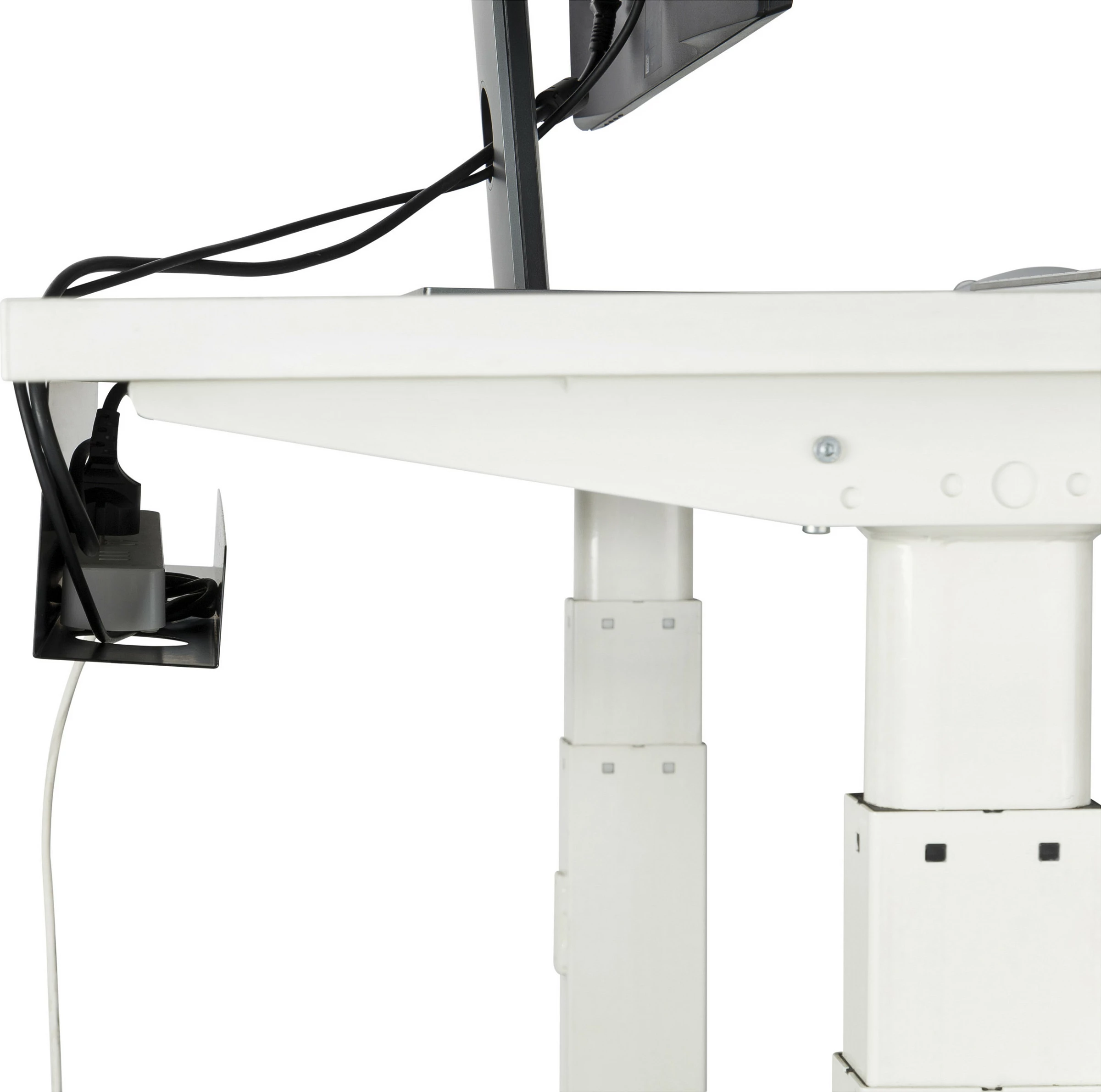Organizues kabllosh EQUIP, tabakë kabllosh për tavolinë, 600 mm, e zezë