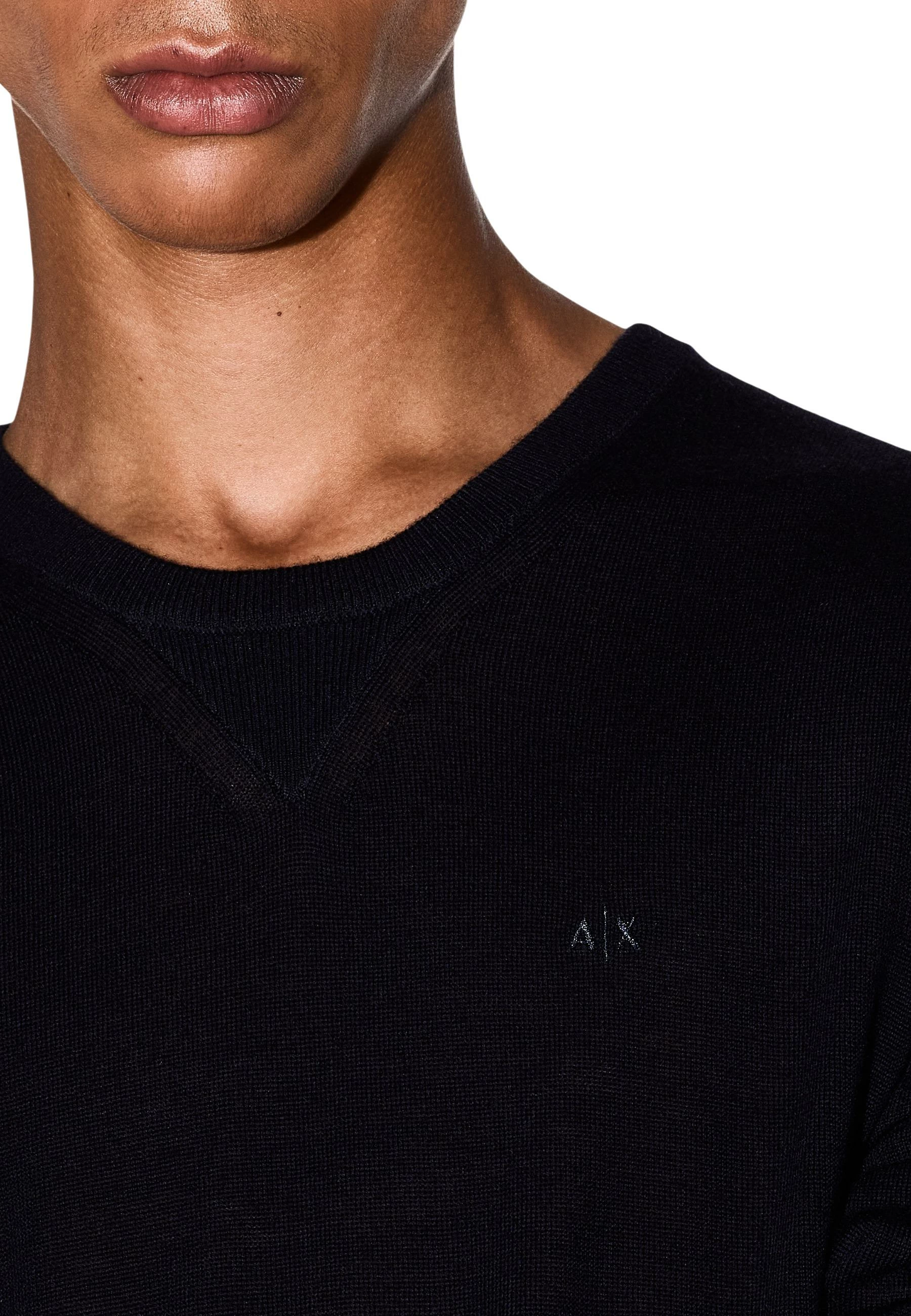 Xhemper për meshkuj Armani Exchange 8NZM3A ZM8AZ, i kaltër [Madhësia: XL]