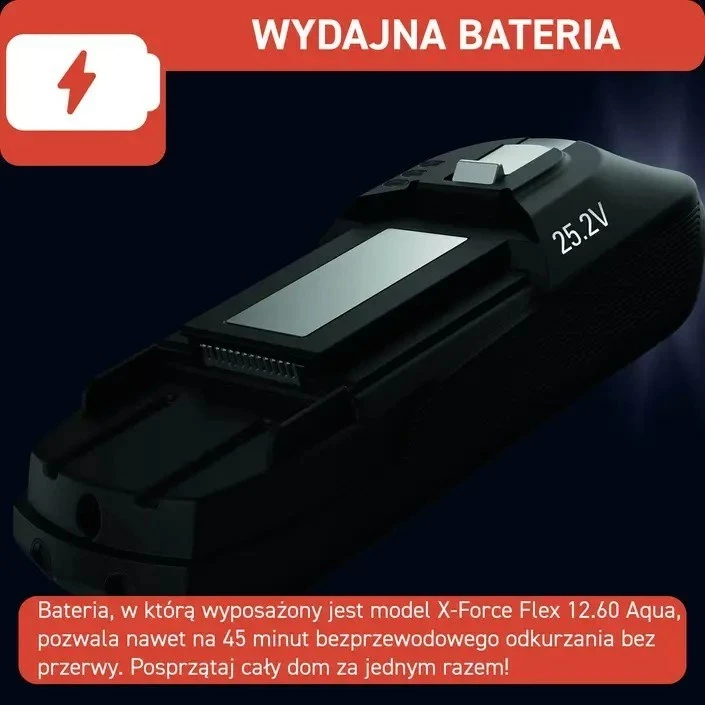 Fshesë pa kabllo Tefal TY98C0 X-Force 12.60, 900 ml, Blu