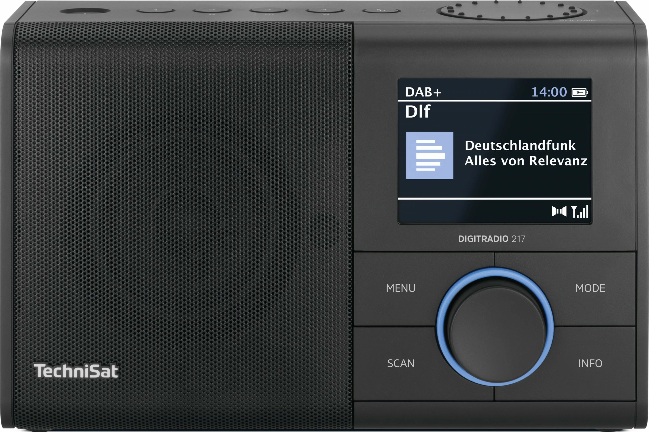 Radio digjitale TechniSat DigitRadio 217, e zezë