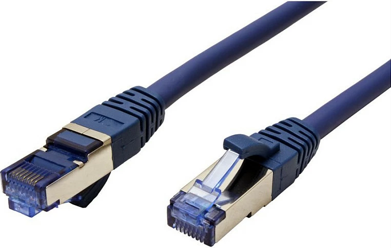 Kabllo rrjeti VALUE 21.99.1954, Cat6a S/FTP, 0.3 m, RJ-45 në RJ-45, e kaltër