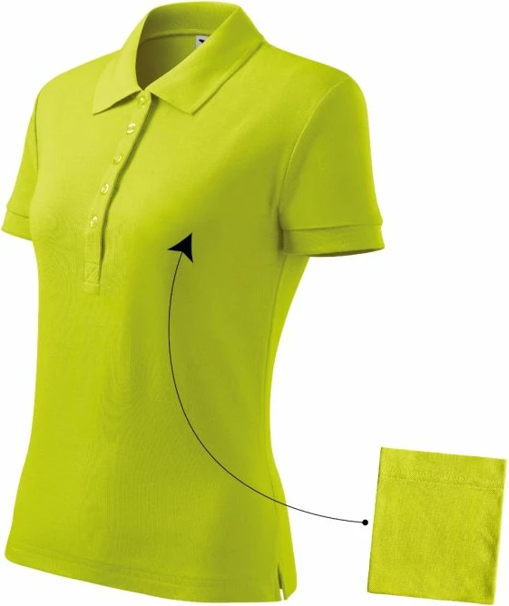 Maicë polo Malfini për femra, ngjyrë jeshile