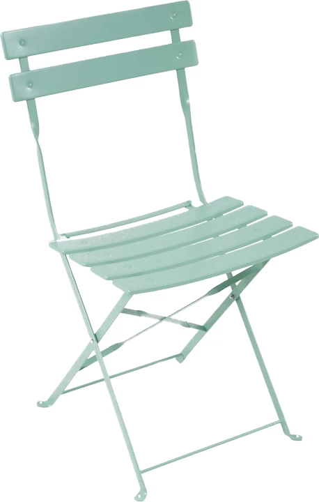 Karrige bistro metalike palosëse, ngjyrë mente, set 2 copë, 42x46x82cm