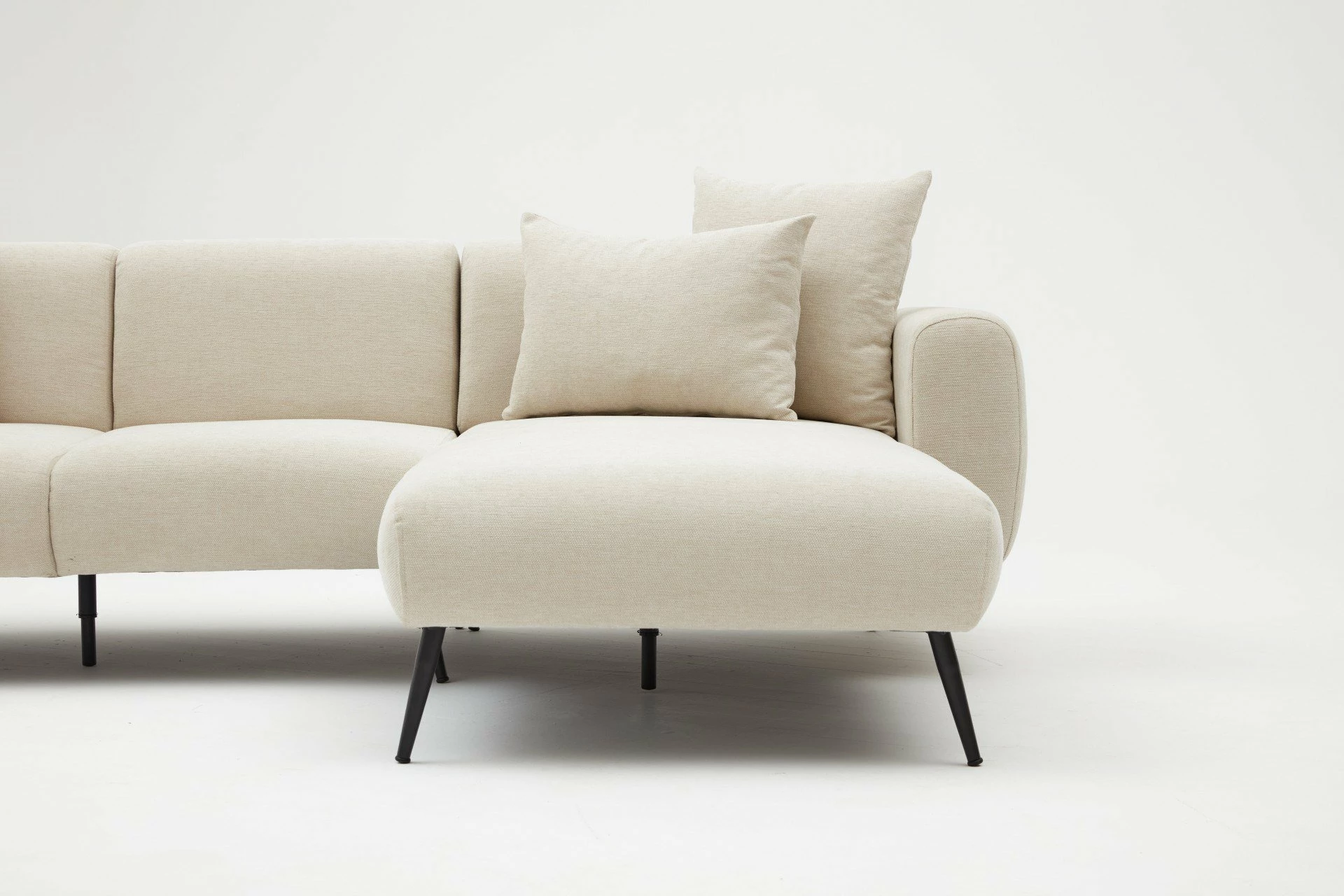 Këndare Atelier del Sofa, anë e djathtë, ngjyrë krem