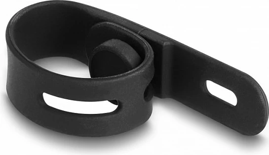 Lidhëse kabllosh DeLOCK Soft Tie 118 mm, silikon, set 10 copë, zi/bardhë