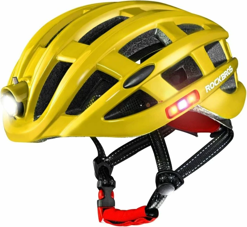 Helmetë biçiklete Rockbros, e verdhë