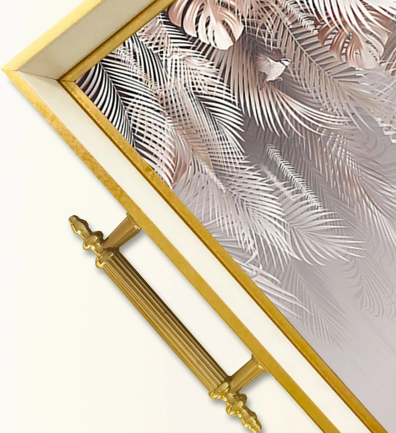 Tabaka qelqi shumëngjyrëshe Aberto Design, TPB9814, 50x29x3.5cm