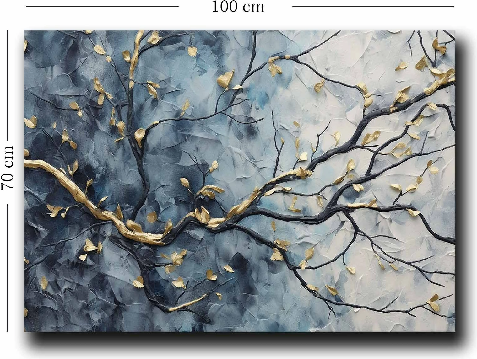 Pikturë dekorative në kanavacë Wallity, 70100GSC-001, shumëngjyrëshe, 70x100cm