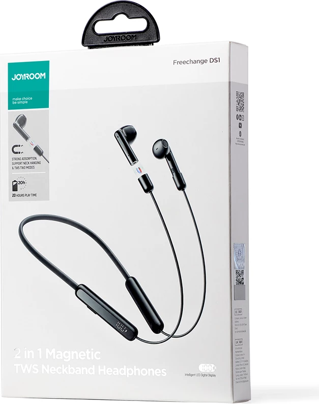 Kufje wireless me qafore Joyroom JR-DS1, Bluetooth 5.3, e zezë